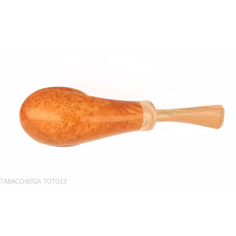 Francesco Ganci pipa forma Vulcano in radica naturale - Pipe