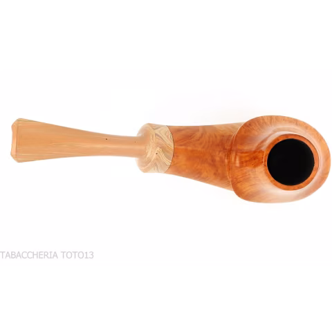 Francesco Ganci pipa forma Vulcano in radica naturale - Pipe