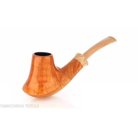 Francesco Ganci pipa forma Vulcano in radica naturale - Pipe
