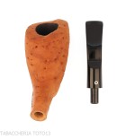Arbousier en bois d'unedo, bruyère poncé en forme de corne - Pipe Pour le Tabac - Bois