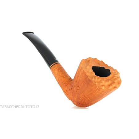 Dublin-förmige Arbutus-Unedo-Pfeife mit sandgestrahltem Bruyère-Finish - Talamona pipe
