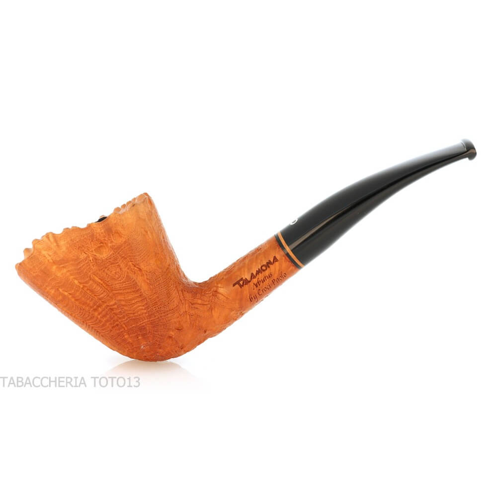 Arbutus unedo tree pipe Dublin shape sandblasted finish - Talamona pipe