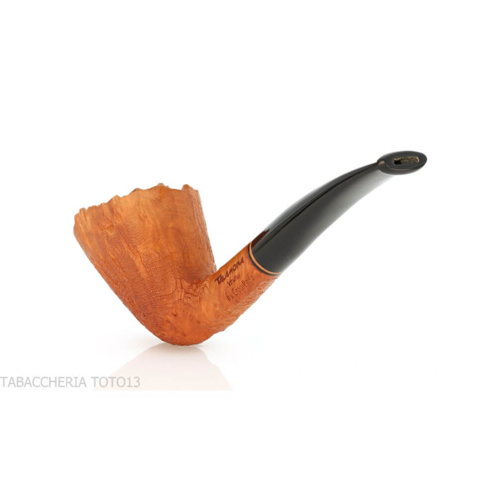 Dublin-förmige Arbutus-Unedo-Pfeife mit sandgestrahltem Bruyère-Finish - Talamona pipe