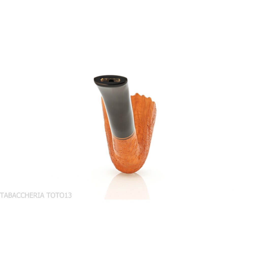 Arbutus unedo tree pipe Dublin shape sandblasted finish - Talamona pipe