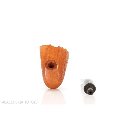 Dublin-förmige Arbutus-Unedo-Pfeife mit sandgestrahltem Bruyère-Finish - Talamona pipe