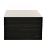 Coffret humidifié Morici Roma pour 40 cigares finition Ebène - Accessoires Cigare - Bois