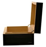 Coffret humidifié Morici Roma pour 40 cigares finition Ebène - Accessoires Cigare - Bois
