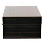 Coffret humidifié Morici Roma pour 40 cigares finition Ebène - Accessoires Cigare - Bois