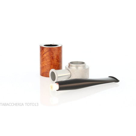 Tsuge Roulette G9 pipa de tabaco en raíz de luz natural - Pipas de Tabaco