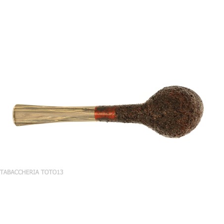 Francesco Ganci pipa de tabaco forma billar acabado rústico - Pipas de Tabaco