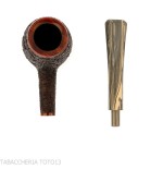 Francesco Ganci pipe à tabac forme billard finition rouille - Pipe Pour le Tabac - Racine naturelle