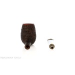 Francesco Ganci pipa forma billiard finitura rusticata - Ganci F. Pipemakers