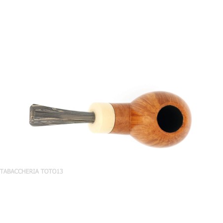 Francesco Ganci pipa en forma de Hawkbill acabado brezo natural claro - Pipas de Tabaco