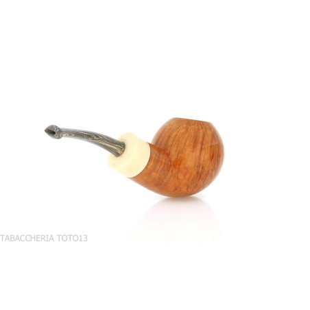 Francesco Ganci pipa en forma de Hawkbill acabado brezo natural claro - Pipas de Tabaco