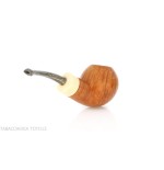 Francesco Ganci Hawkbill shaped pipe natural briar finish light - Tobacco Pipes - Natural root