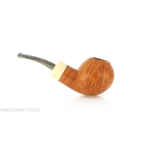 Francesco Ganci pipa forma Hawkbill finitura radica naturale - Pipe