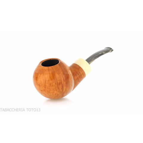 Francesco Ganci Hawkbill shaped pipe natural briar finish light - Tobacco Pipes - Natural root