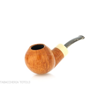 Francesco Ganci pipa en forma de Hawkbill acabado brezo natural claro - Pipas de Tabaco