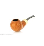 Francesco Ganci pipa en forma de Hawkbill acabado brezo natural claro - Pipas de Tabaco