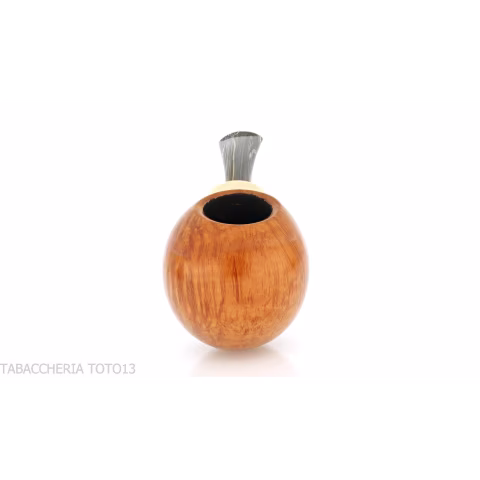 Francesco Ganci Hawkbill shaped pipe natural briar finish light - Tobacco Pipes - Natural root