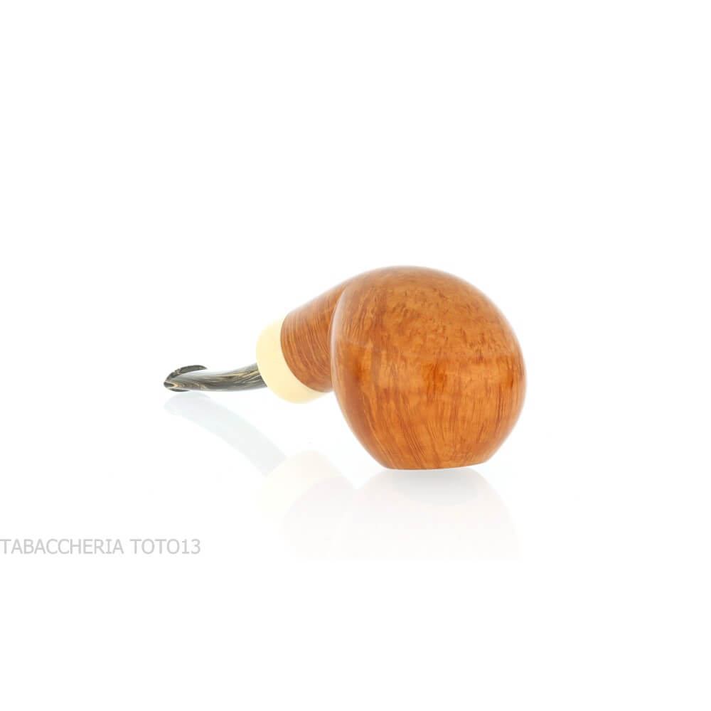 Francesco Ganci pipa forma Hawkbill finitura radica naturale - Ganci F. Pipemakers