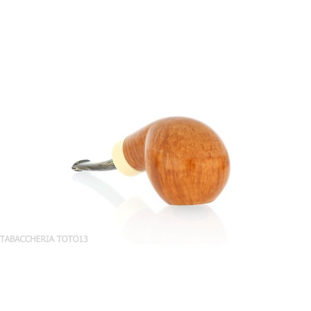 Francesco Ganci pipa en forma de Hawkbill acabado brezo natural claro - Pipas de Tabaco