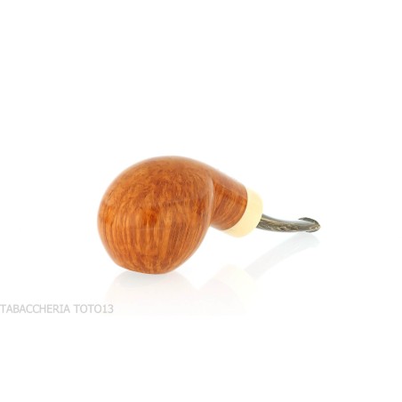 Francesco Ganci pipa en forma de Hawkbill acabado brezo natural claro - Pipas de Tabaco