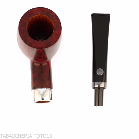 Mastro de Paja Billardpfeife Ciocco Rube Medium Burgundy - Tabakpfeifen