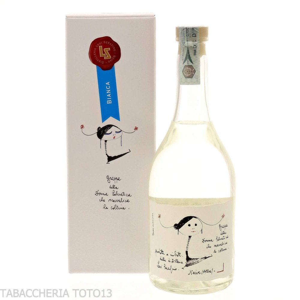 Grappa Levi faune femme blanche Vol.45% Cl.70 - Spiritueux - Marcs