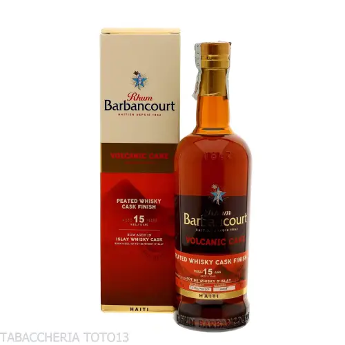 Barbancourt volcanic cane 15 ans old Vol.46,7% Cl.70 - Spiritueux - Jus de canne à sucre