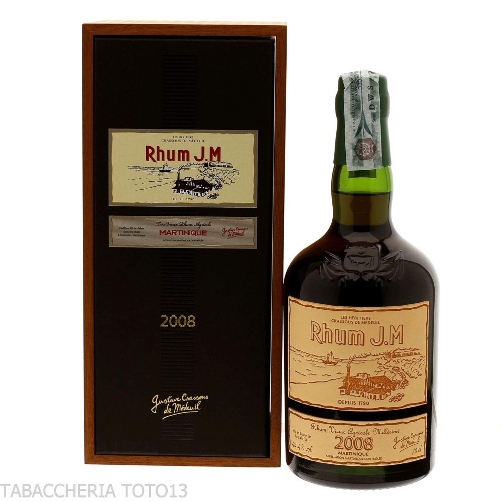 J.M. Rhum Agricole Vieux Millesime' Hors d'age 2008 Vol.42,4% Cl.70 - Licores
