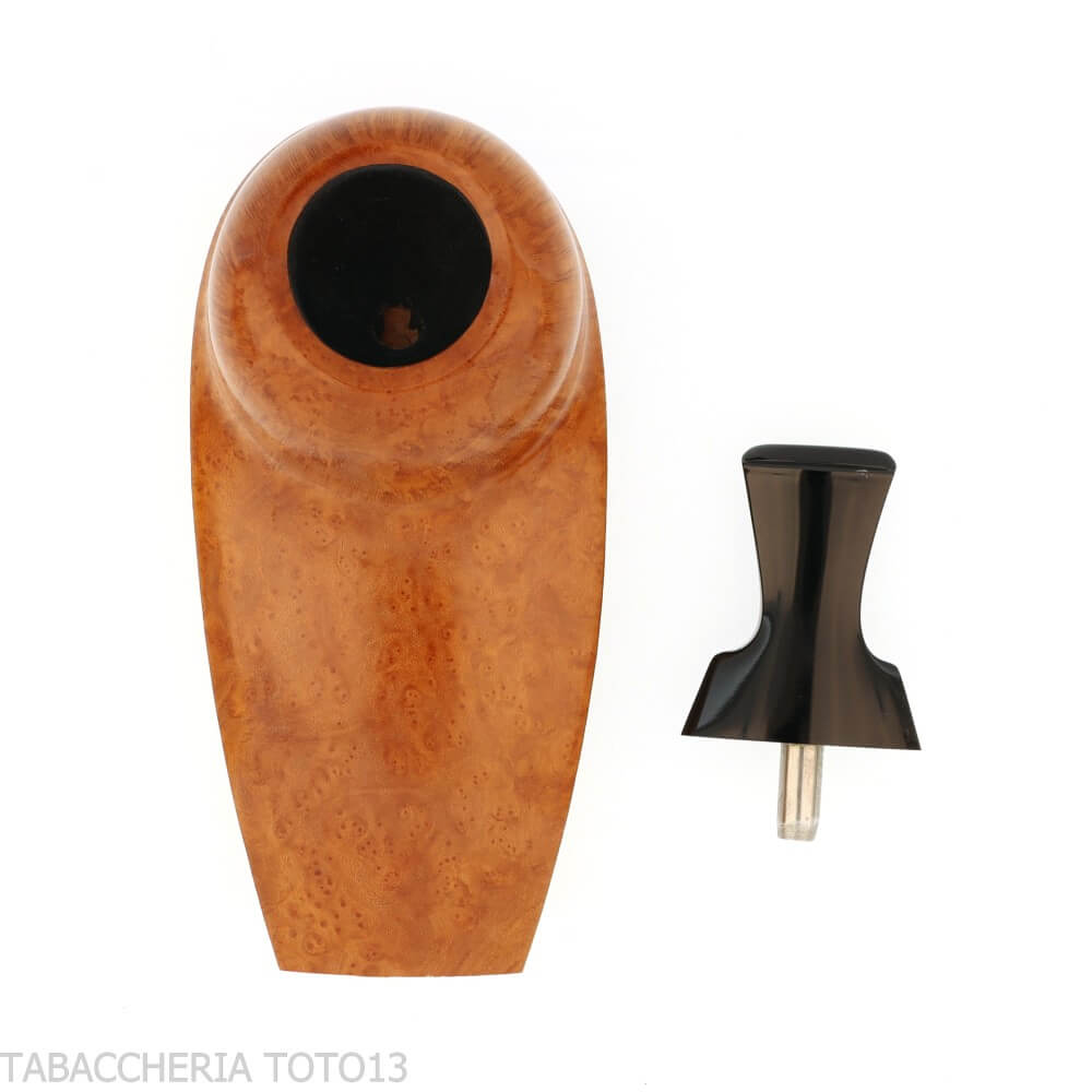 C-pipe Wang pipa con forma de ukelele, acabado en brezo natural - Wang C-pipe