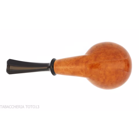 Francesco Ganci pipe tomato shaped pipe natural briar finish - Tobacco Pipes - Natural root