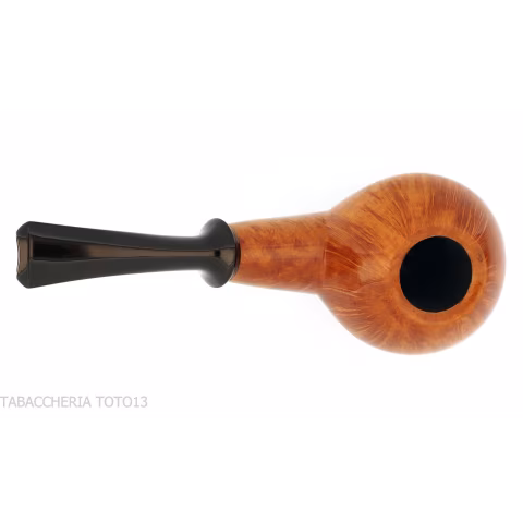 Francesco Ganci pipe tomato shaped pipe natural briar finish - Tobacco Pipes - Natural root