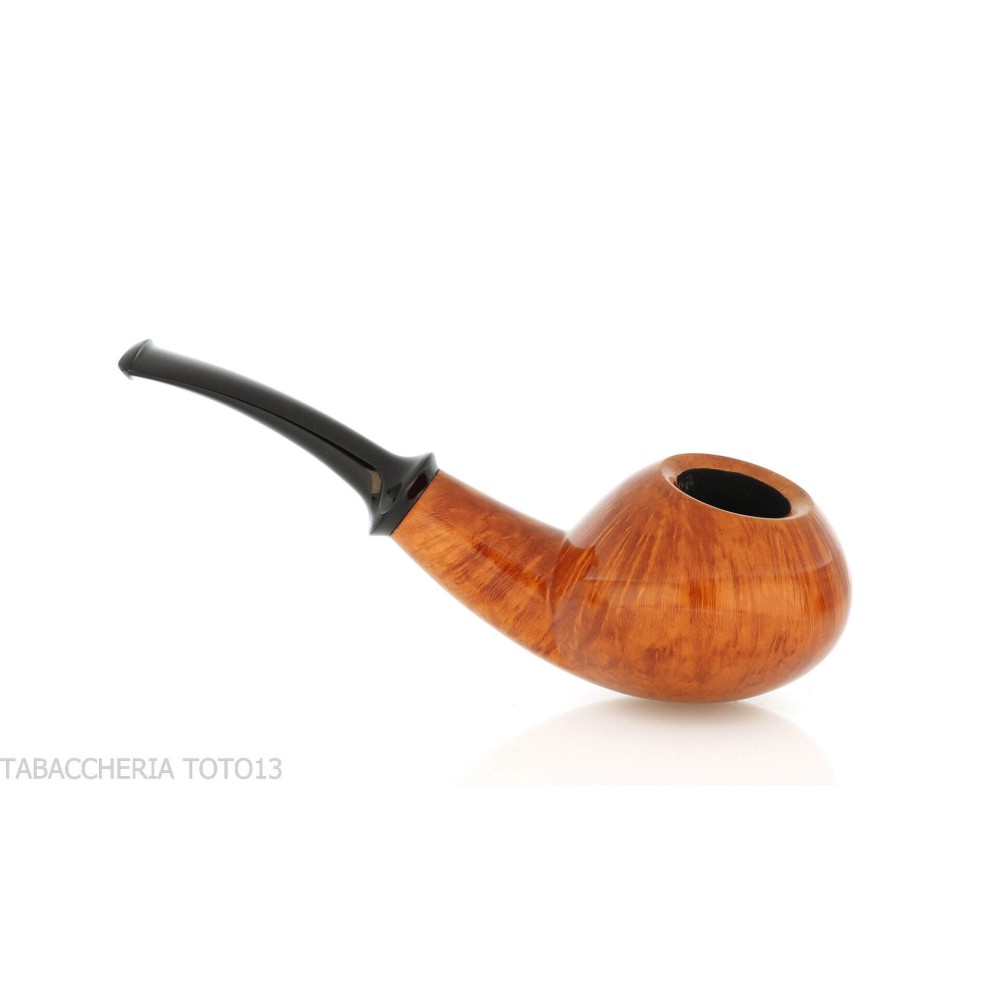 Francesco Ganci pipe tomato shaped pipe natural briar finish - Tobacco Pipes - Natural root