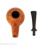Francesco Ganci Pipa en forma de tomate con acabado en brezo natural - Ganci F. Pipemakers