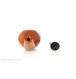 Francesco Ganci pipe tomato shaped pipe natural briar finish - Tobacco Pipes - Natural root