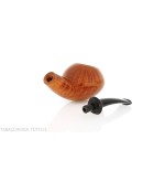 Francesco Ganci pipe tomato shaped pipe natural briar finish - Tobacco Pipes - Natural root