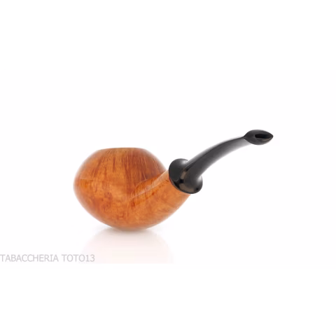 Francesco Ganci pipe tomato shaped pipe natural briar finish - Tobacco Pipes - Natural root