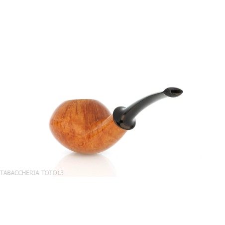 Francesco Ganci Tomatenförmige Pfeife mit natürlichem Bruyère-Finish - Tabakpfeifen