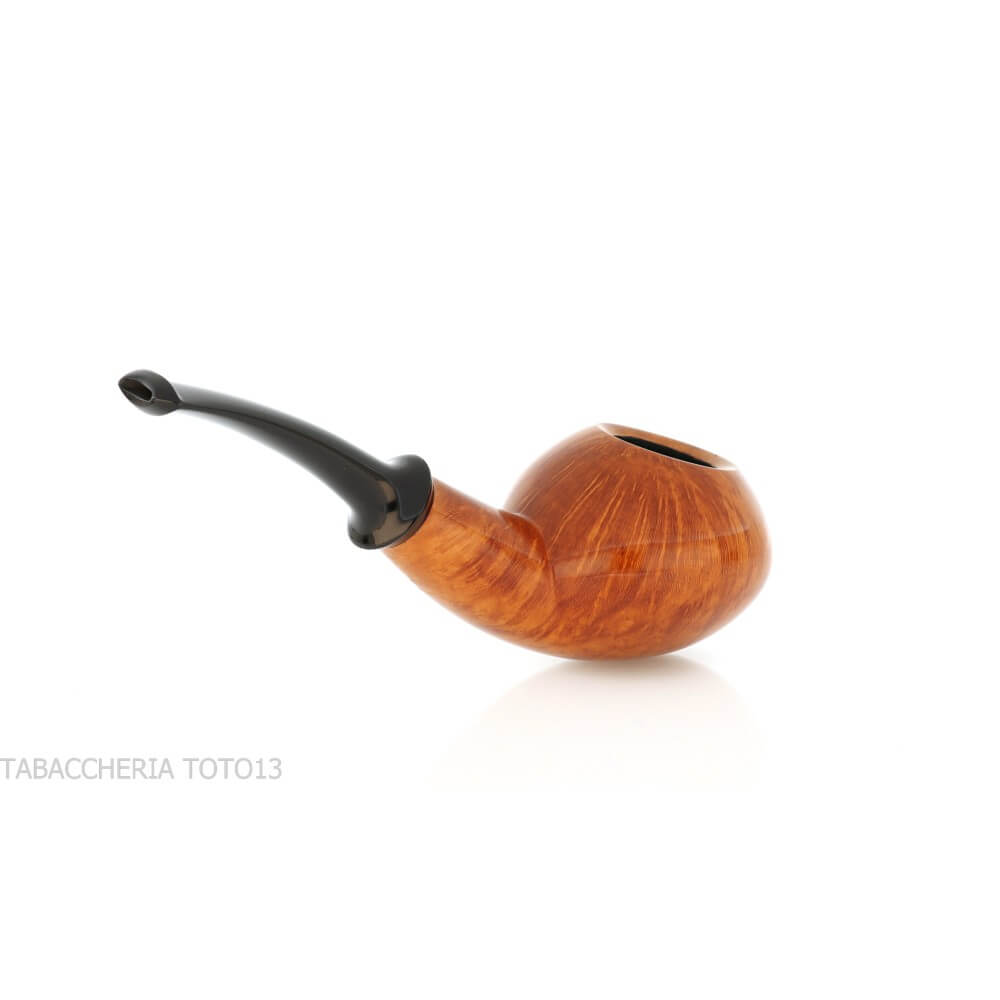 Francesco Ganci Pipa en forma de tomate con acabado en brezo natural - Ganci F. Pipemakers