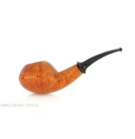 Francesco Ganci pipe tomato shaped pipe natural briar finish - Tobacco Pipes - Natural root