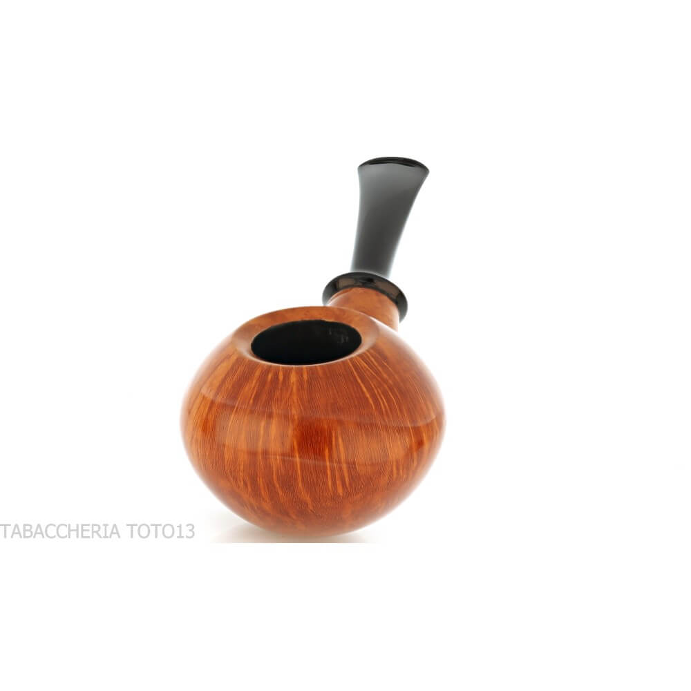 Francesco Ganci Pipa en forma de tomate con acabado en brezo natural - Ganci F. Pipemakers