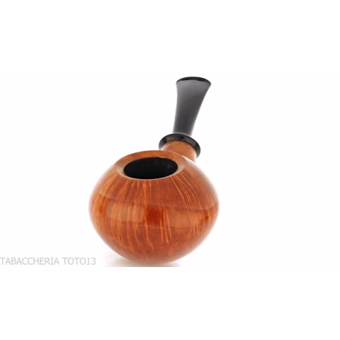 Francesco Ganci pipe tomato shaped pipe natural briar finish - Tobacco Pipes - Natural root