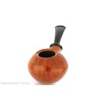 Francesco Ganci pipe tomato shaped pipe natural briar finish - Tobacco Pipes - Natural root