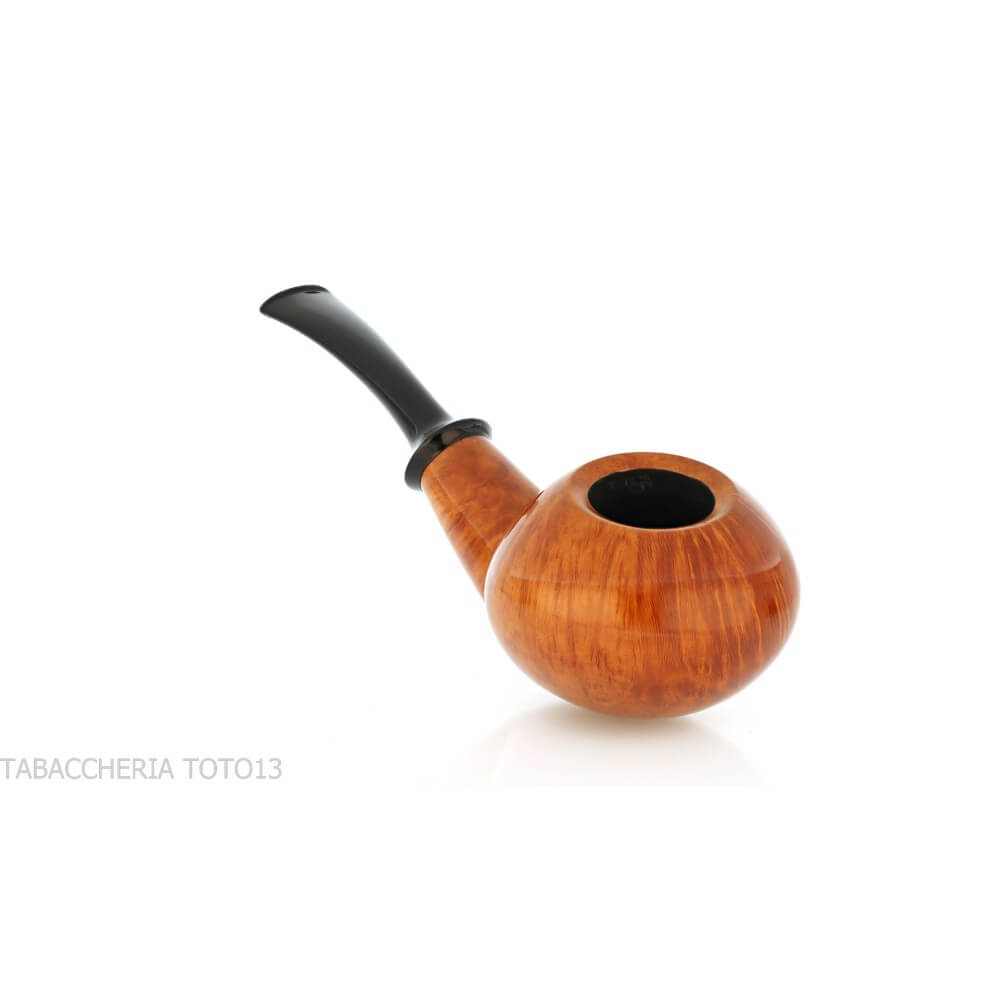 Francesco Ganci Pipa en forma de tomate con acabado en brezo natural - Ganci F. Pipemakers