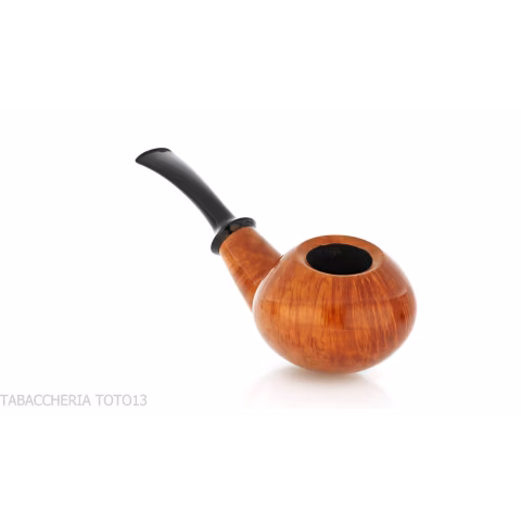 Francesco Ganci pipe tomato shaped pipe natural briar finish - Tobacco Pipes - Natural root