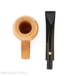 Mastro de Paja apple cutty shape pipe in rusticated briar - Tobacco Pipes - Natural root