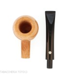 Mastro de Paja Pipe cutty Apple en bruyère rustique - Pipe Pour le Tabac - Racine naturelle