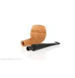 Mastro de Paja apple cutty shape pipe in rusticated briar - Tobacco Pipes - Natural root